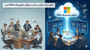 تفاوت crm